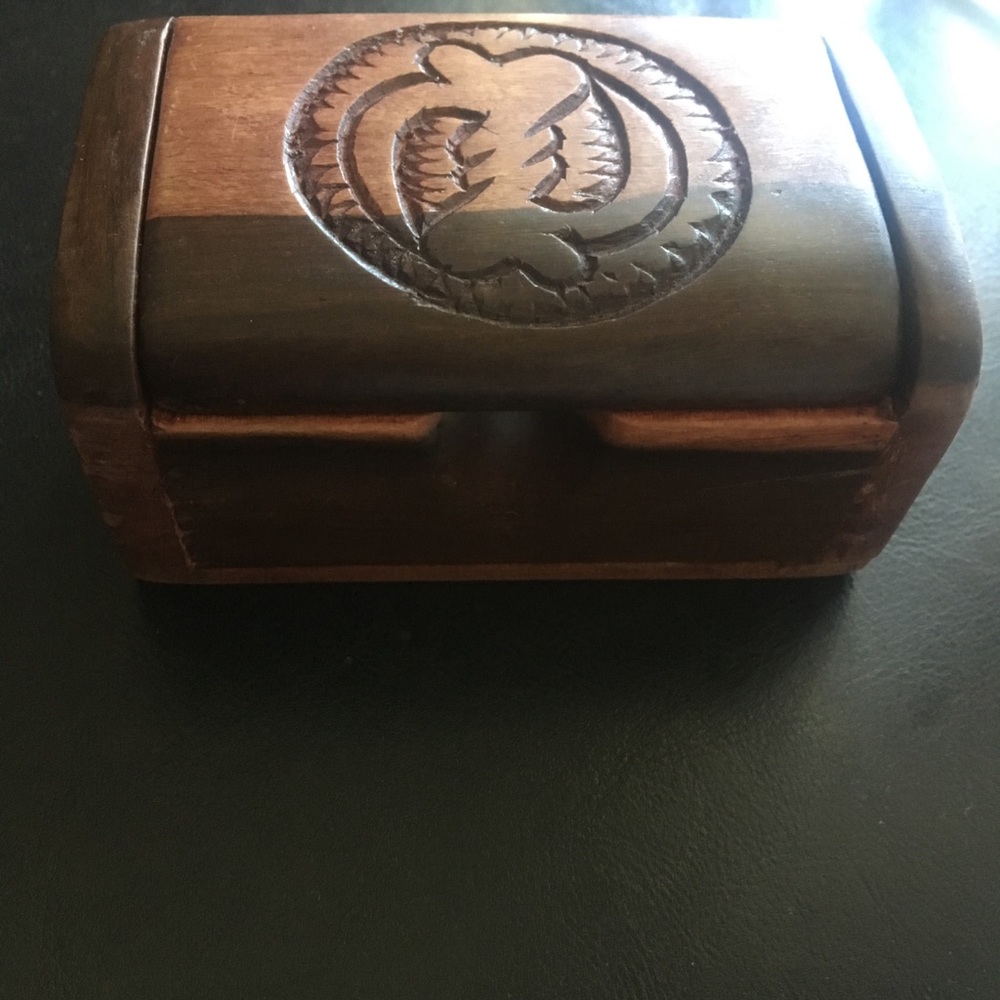 Cute wooden jewelry box